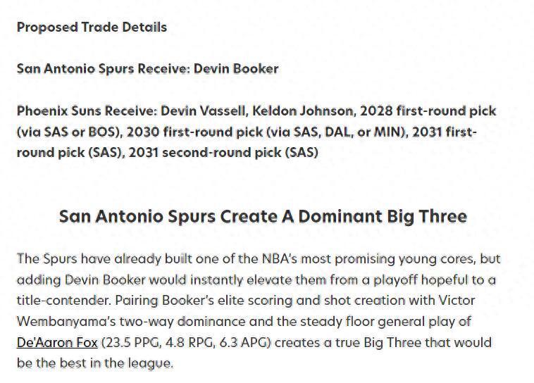 组马刺跟太, 布克没有太